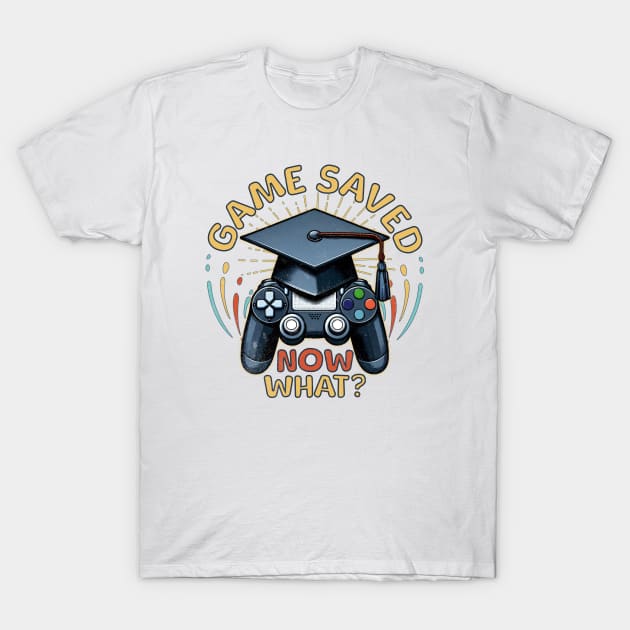 Gamer Graduation School Graduate Gaming T-Shirt by alcoshirts